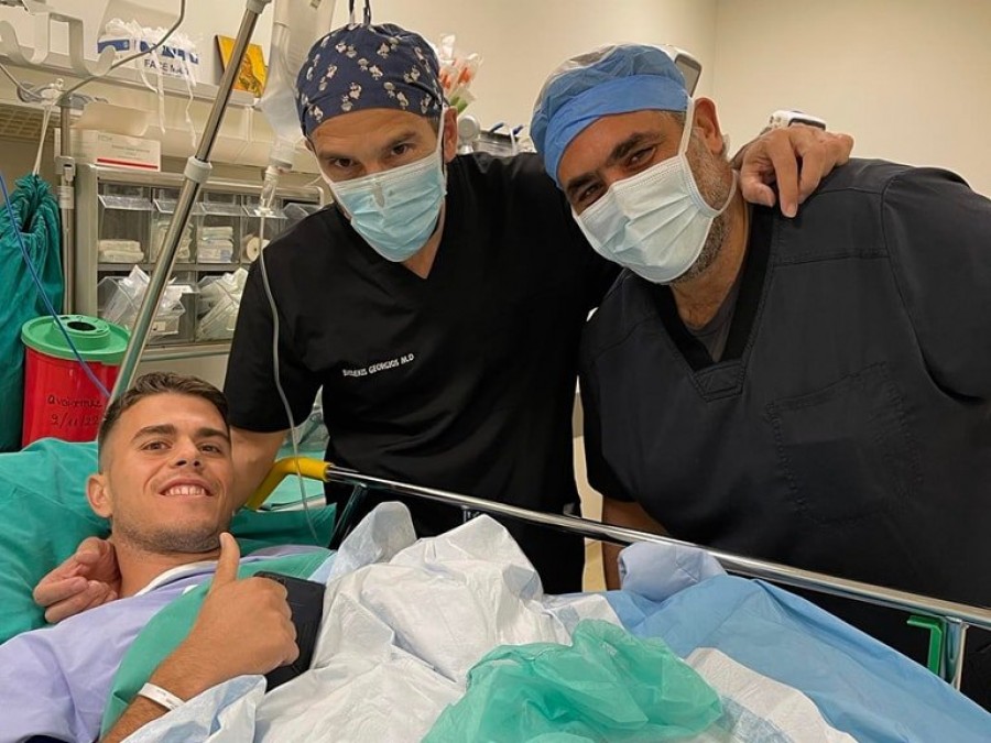 Ηρακλής Λάρισας: Σε επιτυχημένη χειρουργική επέμβαση ο Καψάλης