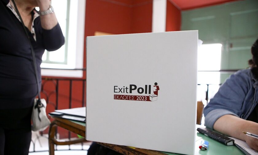 Exit Poll: Μεγάλη διαφορά ΝΔ με ΣΥΡΙΖΑ στα ποσοστά στο 100%